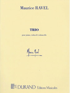 楽譜 ラヴェル/ピアノ三重奏曲(GYW00072951/DR00934600/室内楽パート譜セット 三重奏/輸入楽譜(Y))