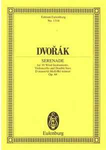 楽譜 ドヴォルザーク/管楽セレナード ニ短調 Op.44(GYA00074281/ETP1314/スコア 室内楽九重奏以上/輸入楽譜(Y))