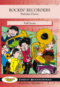 楽譜 デゥロン/ロッキン・リコーダー(リコーダーとヤング・バンドのための)(GYW00067186/リコーダーを含む室内楽(Flex Series, 4 Parts + Percussion)/輸入楽譜(Y))