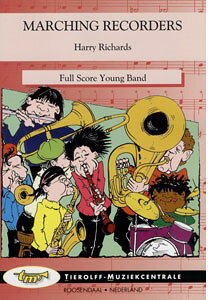 楽譜 リチャーズ/マーチング・リコーダーズ(GYW00067205/リコーダーを含む室内楽(フレックス・シリーズ, 4パート+打楽器)/フル・バンド・セット/輸入楽譜(Y))
