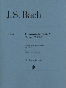 �y�� �o�b�n/�t�����X�g�� ��5�� BWV 816/���T��/Scheideler��/�^�w�Ȃ�(GYP01101550/HN1675/�s�A�m�E�\��/�A���y��(Y))