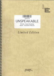�y�� UNSPEAKABLE/Every Little Thing(LBS534/�o���h�E�s�[�X/�I���f�}���h)