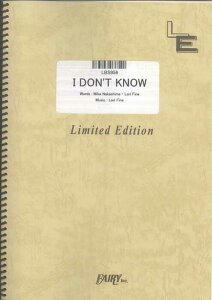 �y�� I DON'T KNOW/MICA 3 CHU(LBS956/�o���h�E�s�[�X/�I���f�}���h)