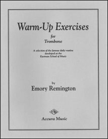 楽譜　レミントン／トロンボーンのためのウォームアップ練習曲（オリジナル版）(ACC111／トロンボーン教本／輸入楽譜（T）)