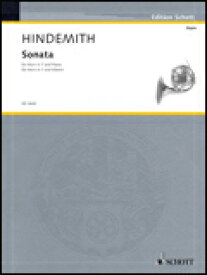ヒンデミット／ホルン・ソナタ（1939） 49004225／F ホルン＆ピアノ／輸入楽譜（T）