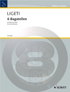 [y] 6̃oKe(QeB)(Score & Parts)y؊ǌ܏dtzsA؊ǃATutyz(Ligeti - (Score & Parts) Sechs Bagatel (5 Wood)sAyt