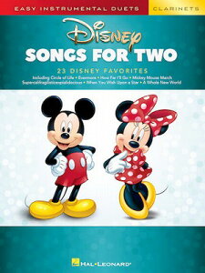 [y] 23Ȃ̃Nlbgdt̂߂̃fBYj[E\OWyNlbgdtz(p)sA؊ǃA...y10,000~ȏ㑗z(Disney Songs for Two Clarinets Easy Instrumental Du