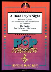 [楽譜] ハード・デイズ・ナイト(ビートルズ)【木管五重奏】《輸入木管アンサンブル》【10,000円以上送料無料】(A Hard Day's Night)《輸入楽譜》