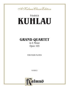 [�y��] �O�����h�E�J���e�b�g op.103(�N�[���E)�y�t���[�g�l�d�t�z�s�A���؊ǃA���T���u���t�y10,000�~�ȏ㑗�������z(Grand Quartet in E Minor, Opus 103 (4 Flu) )�s�A���y���t