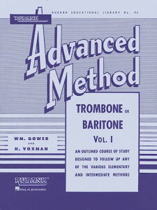 [y] HbNX}^oN㋉g{[^[tHjA{ 1sAg{[^[tHjA...y10,000~ȏ㑗z(Rubank Advanced Method Trombone or Baritone, Vol.