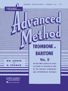 [y] HbNX}^oN㋉g{[^[tHjA{ 2sAg{[^[tHjA...y10,000~ȏ㑗z(Rubank Advanced Method Trombone or Baritone, Vol.