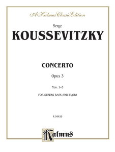 [�y��] �N�[�Z���B�c�L�[�^���t�� op.3 ��1��-��3�ԁs�A���R���g���o�X�y���t�y10,000�~�ȏ㑗�������z(Concerto, Opus 3 Nos. 1-3: String Bass Book)�s�A���y���t
