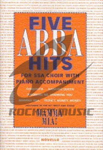 [�y��] ABBA�^�q�b�g�ȏW�i�u�}���}�E�~�[�A�I�v���j(SSA: �����O�������^�s�A�m���t) �A�������y���y10,000�~�ȏ㑗�������z(Five Abba Hits (SSA)�s�A���y���t