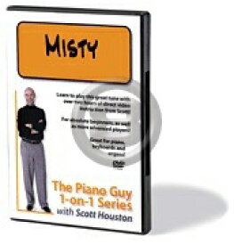 [DVD] エロル・ガーナー／ミスティー(ピアノの教則DVD)【10,000円以上送料無料】(Piano Guy 1-on-1 Series,The - Misty)《輸入DVD》
