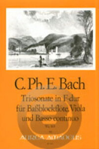 [y] C.P.E.obn^gIE\i^ w Wq.163sAR[_[yty10,000~ȏ㑗z(Triosonate in F-Dur Wq. 163)sAyt