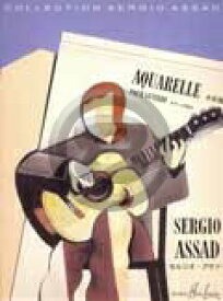 [楽譜] S.アサド／アクアレル（水彩画）《輸入ギター楽譜》【10,000円以上送料無料】(Aquarelle)《輸入楽譜》