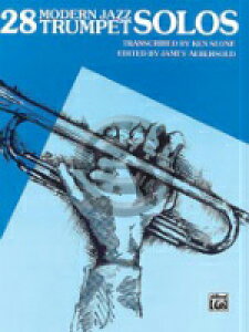 [楽譜] 28のモダン・ジャズ・トランペット・ソロ集・ブック1【10,000円以上送料無料】(28 Modern Jazz Trumpet Solos, Book 1)《輸入楽譜》