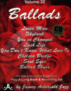 [y] WFC~[EvCAO Vol.32 WYEo[hȏW(_E[h)sAWYy...y10,000~ȏ㑗z(Jamey Aebersold Jazz, Volume 32 - BALLADS)sAyt