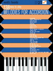 [y] AR[fBÎ߂̈ՂfB[138ȁsAAR[fBIyty10,000~ȏ㑗z(138 Easy to Play Melodies for Accordion)sAyt