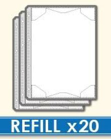 [楽譜] ノート・ノート【ルーズリーフタイプ専用リフィル20枚入】【10,000円以上送料無料】(NN3ノートノートルーズリーフタイプセンヨウリフィル20マイイリ)