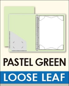 [楽譜] ノート・ノート【ルーズリーフ・タイプ】（パステルグリーン）【10,000円以上送料無料】(NN82ノートノートルーズリーフ・タイプパステルグリーン)