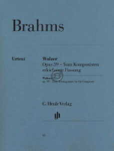 [y] u[X^c op.39(ȎҎgɂ₳AW)(T/w)sAsAm...y10,000~ȏ㑗z(Waltzes op. 39, easy arrangement by the composer)sA