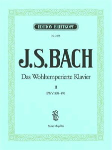 [�y��] J.S.�o�b�n�^���ϗ��N�����B�[�A�ȏW�E��2��(���W�F���[�j����)�s�A���s�A�m�y���t�y10,000�~�ȏ㑗�������z(Das Wohltemperierte Klavier Volume 2)�s�A���y���t