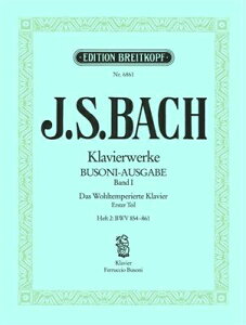 [y] J.S.obn^ϗNB[AȏW1/2EBWV854-861(u][j)sAsAmy...y10,000~ȏ㑗z(The Well-Tempered Clavier, Part 1 / Vol. II: BWV 85