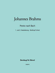 [�y��] �u���[���X�^�o�b�n�ɂ��v���X�g�s�A���s�A�m�y���t�y10,000�~�ȏ㑗�������z(Presto nach Bach 1.u.2.Bearb.)�s�A���y���t