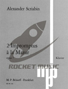 [y] XN[r^2̃}YJ op.7sAsAmyty10,000~ȏ㑗z(Deux Impromptus a la Mazur Opus 7)sAyt