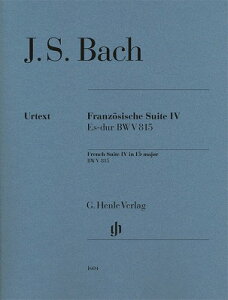 [�y��] J.S.�o�b�n�^�t�����X�g�ȁ@��4�� �σz���� BWV 815(���T��/�w������)�s�A���s�A�m�y���t�y10,000�~�ȏ㑗�������z(French Suite 4 Eb major BWV 815)�s�A���y���t