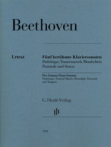 [y] x[g[F^5̗Lȃ\i^W(T/w)sAsAmyty10,000~ȏ㑗z(Five Famous Piano Sonatas op. 13, op. 26, op. 27,2, op. 28 and op.