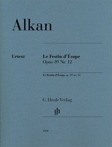 [�y��] �A���J���^�C�\�b�v�̋��� op. 39 no. 12(���T��/�w������)�s�A���s�A�m�y���t�y10,000�~�ȏ㑗�������z(Le Festin d�fEsope op. 39 no. 12)�s�A���y���t