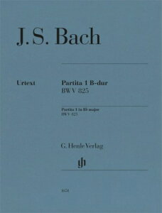 [�y��] �o�b�n�^�p���e�B�[�^ ��1�� �σ����� BWV 825(�^�w�t��)(���T��/�w������)�s�A���s�A�m�y...�y10,000�~�ȏ㑗�������z(Partita no. 1 B flat major BWV 825)�s�A���y���t