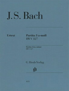 [�y��] �o�b�n�^�p���e�B�[�^ ��3�� �C�Z�� BWV 827(�^�w�t��)(���T��/�w������)�s�A���s�A�m�y��...�y10,000�~�ȏ㑗�������z(Partita no. 3 a minor BWV 827)�s�A���y���t