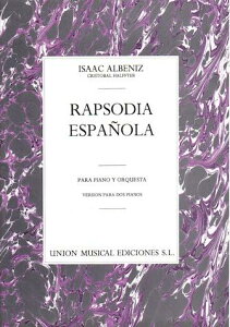 [�y��] �A���x�j�X�E���v�\�f�B�A�E�G�X�p�j���[���s�A���s�A�m�y���t�y10,000�~�ȏ㑗�������z(Albeniz Rapsodia Espanola (halffter) 2 Pf)�s�A���y���t