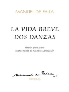 [�y��] �}�k�G���E�f�E�t�@�����^�͂��Ȃ��l���E2�̕���(�s�A�m�A�e)�s�A���s�A�m�y���t�y10,000�~�ȏ㑗�������z(La Vida Breve Dos Danzas 1 Piano, 4 Hands)�s�A���y���t
