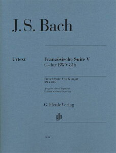 [�y��] �o�b�n�^�t�����X�g�� ��5�� �g���� BWV 816�y�w�ԍ��Ȃ��z(���T��/�w������)�s�A���s�A�m�y...�y10,000�~�ȏ㑗�������z(French Suite 5 G major BWV 816)�s�A���y���t