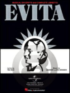 [y] GB[^i~[WJ蔲jsAsAmyty10,000~ȏ㑗z(Evita - Musical Excerpts and Complete Libretto)sAyt