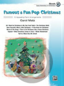 [�y��] �l�C���y�����N���X�}�X�E�|�b�v�E�\���O�ȏW2�i�����s�A�m�j�s�A���s�A�m�y���t�y10,000�~�ȏ㑗�������z(Famous & Fun Pop Christmas, Book 2)�s�A���y���t