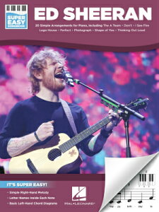 [y] GhEV[^ȒPȃGhEV[i20Ȏ^jsAsAmyty10,000~ȏ㑗z(ED SHEERAN SUPER EASY SONGBOOK)sAyt
