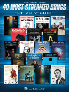 [�y��] 2017-2018�ɍł��Đ����ꂽ�q�b�g�ȏW�s�A���s�A�m�y���t�y10,000�~�ȏ㑗�������z(40 MOST STREAMED SONGS OF 2017-2018)�s�A���y���t
