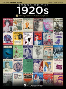 [�y��] 1920�N��ȏW(�����_�E�����[�h��)(100�Ȏ��^)�s�A���s�A�m�y���t�y10,000�~�ȏ㑗�������z(Songs of the 1920s The New Decade Series with Online Play-Along Back