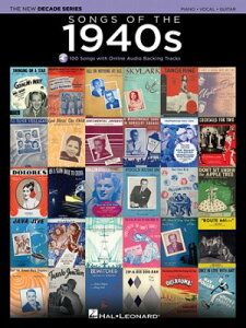 [�y��] 1940�N��ȏW(�����_�E�����[�h��)(100�Ȏ��^)�s�A���s�A�m�y���t�y10,000�~�ȏ㑗�������z(Songs of the 1940s The New Decade Series with Online Play-Along Back