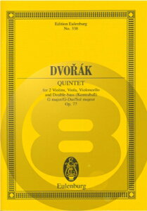 [y] hHU[N^y܏dt 2 g op.77(~j`AXRA)sAX^fBXRAty10,000~ȏ㑗z(String Quintet G major)sAyt