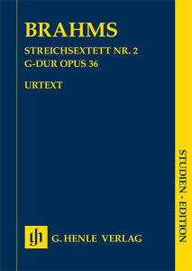 [�y��] �u���[���X�^���y�Z�d�t�� ��2�� �g���� op. 36(���T��/�w������)�s�A�����y�Z�d�t�y���t�y10,000�~�ȏ㑗�������z(String Sextet no. 2 in G major op. 36)�s�A���y���t