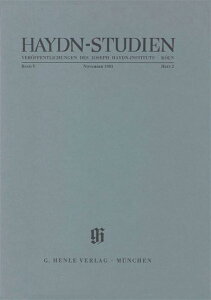 [�y��] �n�C�h���^�n�C�h������ 1983�N11�����i�w�����Ёj�y10,000�~�ȏ㑗�������z(HAYDN STUDIES November 1983)�s�A���y���t