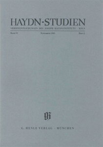 [�y��] �n�C�h���^�n�C�h������ 1988�N11�����i�w�����Ёj�y���������z(HAYDN STUDIES November 1988)�s�A���y���t