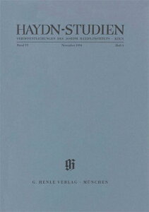 [�y��] �n�C�h���^�n�C�h������ 1994�N11�����i�w�����Ёj�y���������z(HAYDN STUDIES November 1994)�s�A���y���t