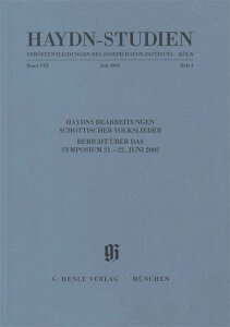 [�y��] �n�C�h���^�n�C�h�������@�X�R�b�g�����h���w�ҋ� �� 2002�N6��21-22���V���|�W�E���񍐁i�w��...�y���������z(HAYDN STUDIES Haydns Bearbeitungen schottischer Volkslieder.